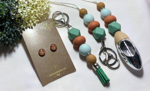 Lanyard, Keychain, Car Diffuser and Earring Sets